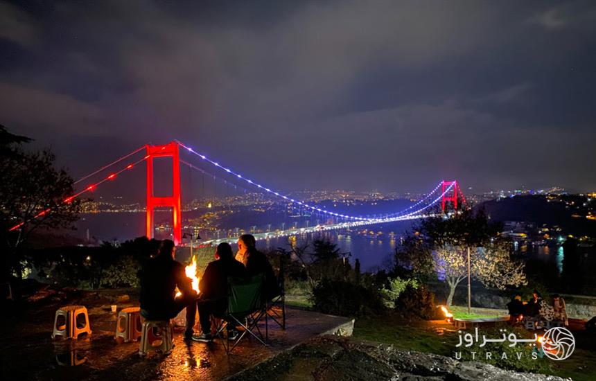 مکان‌های دیدنی استانبول در شب